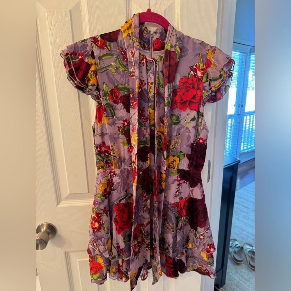 Alice and Olivia Floral Mini Dress - Picture 2 of 5